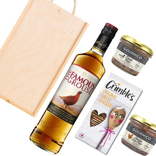 Famous Grouse Blended Scotch Whisky 70cl And Pate Gift Box